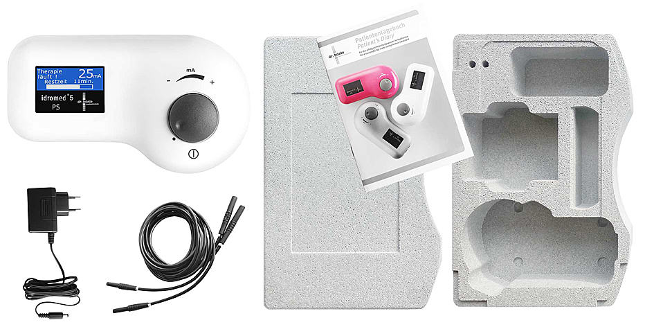 Idromed Komplettset Teil 2 mit Iontophorese-Gerät