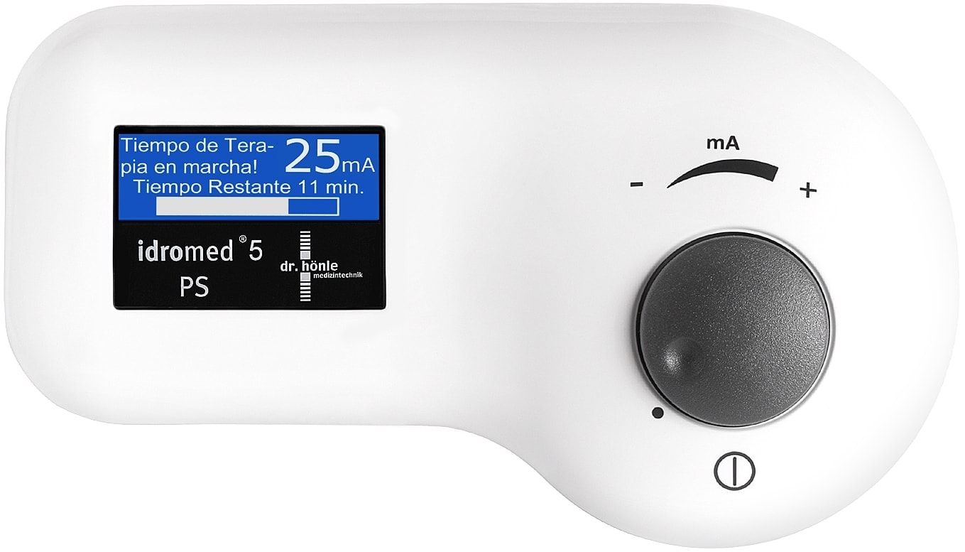 Idromed iontoforesis dispositivo de cerca