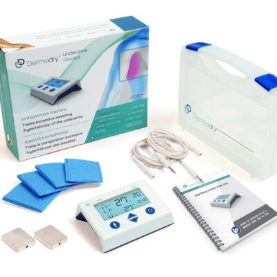 Dermadry ascelle - trattamento delle ascelle con il dispositivo di ionoforesi Dermadry